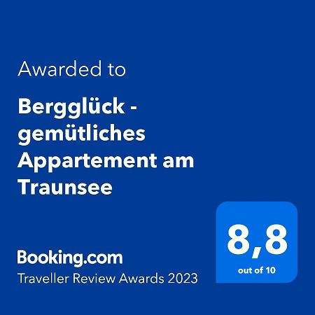 אלטמונסטר Bergglueck - Gemuetliches Appartement Am Traunsee מראה חיצוני תמונה